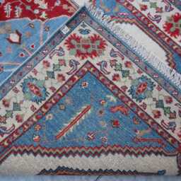 4x6 Ft Afghan Medallion Wool Rug, Handmade Luxury Farmhouse Brand New Kazak Area Bedroom Living Room Office Decor Rug - thumbnail 4