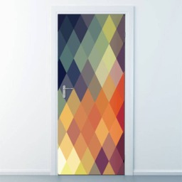 Abstract Modern Wall Decal, Shapes Sticker, Door Decor, Mural, Cover Wrap Home Decor - thumbnail 2