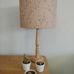Berry Lampshade Blush Pink Voyage Maison Boysenberry Flower Blossom Fabric Drum Lamp Shade Ceiling Pendant Ortable Floor Various Sizes - thumbnail 4