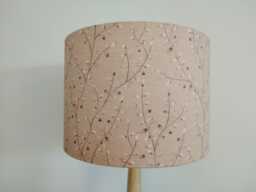 Berry Lampshade Blush Pink Voyage Maison Boysenberry Flower Blossom Fabric Drum Lamp Shade Ceiling Pendant Ortable Floor Various Sizes - thumbnail 1