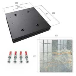 Marble Texture Key Cabinet For Home, Gray Industrial Box, Modern Textures, Lovers Of Interiors - thumbnail 4