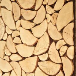Wood Art Chopped Slices Panel, Environment Wall Art, Sliced Nature Hanging, Holzwand Kunst - thumbnail 2