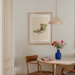 Vizsla Print - Dogs On Chairs Collection 5x7 Inches/A5 A4 A3 - thumbnail 2