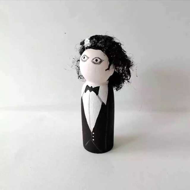 Dave Vanian Inspired Christmas Tree Decoration - image 1