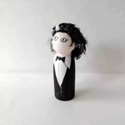 Dave Vanian Inspired Christmas Tree Decoration - thumbnail 1
