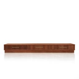 Mid-Century Sideboard, Dresser, Commode, Credenza Made Of Oak Veneer - Teak Colour Livlo T-L01
