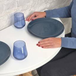 Half Round Extendable Dining Table Jubi Ashveneer - thumbnail 3