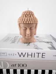 Large Buddha Candle, Premium Fragranced Soy Wax Cotton Wick Candles. Meditation Candle. Relaxation Candles, Spiritual