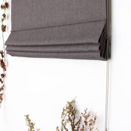 Custom Blackout Roman Shade Elegant Window Covering - thumbnail 2