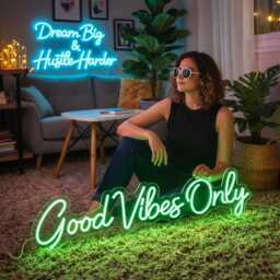 Custom Neon Sign - Led Name Wedding Business Logo Aesthetic Wall Art Bedroom Light - thumbnail 3