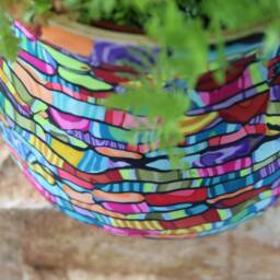 Colorful Indoor Medium Planter With Drainage Hole - thumbnail 3