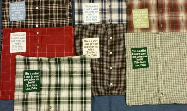 Keepsake Memory Pillow Made From Loved One's Shirt - image 1