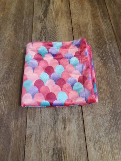 Pink Arrow Lovey, Pink Minky Arrow Theme, Baby Shower Gift, Girl, Security Blanket, Mermaid Mermaid, Purple Lovey - image 1
