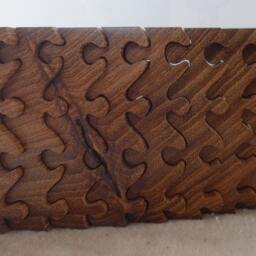 Hand Cut Wooden Jigsaw Puzzle Made Of Teak - thumbnail 2