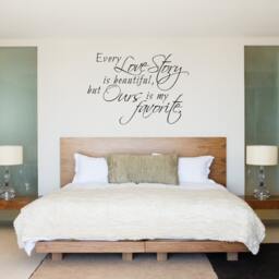 Love Story Quote - Vinyl Wall Decal, Home Decor - thumbnail 2