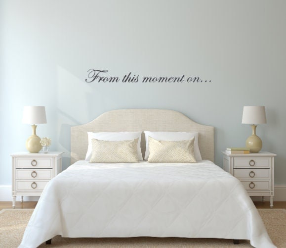 From This Moment On... Vinyl Wall Decal - Wedding - Engagement - Family - Decal Only - Perfect Addition Next To Favorite Family Pictures - image 1