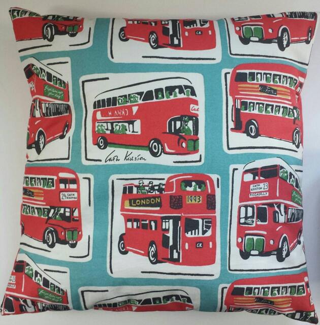 "Cushion Cover in Cath Kidston London Buses 14"" 16"" 18"" 20"