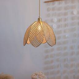 Simple Flower Pendant in Canework - thumbnail 4