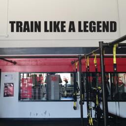 Fitness Wall Decal, Train Like A Legend, Gym Decor, Exercise Sticker, Marathon & Running Decor - thumbnail 3