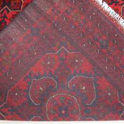 5x7 Ft Afghan Tribal Vintage Rug - Hand Knotted Wool Area Oriental Red Carpet Antique Geometric Turkmen Bukhara Bedroom - thumbnail 4