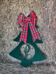 Metal Monogram Christmas Tree, Decor, Gift, Rustic Christmas, Personalized Home Decor