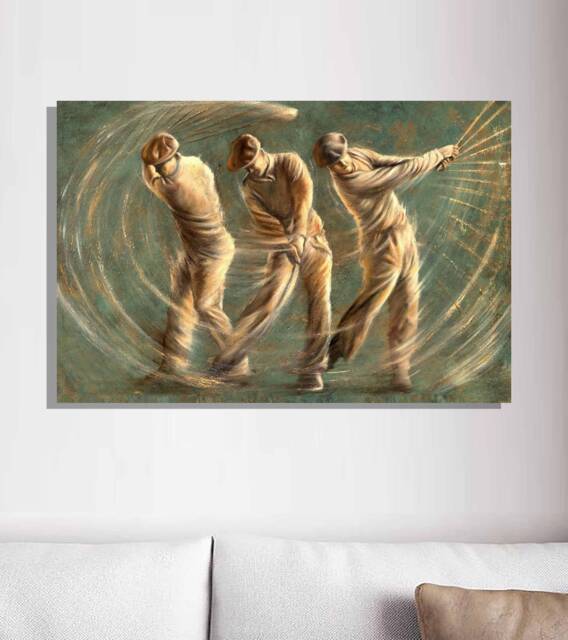 Ben Hogan Golf Swing Canvas Print, Sport Art Wall Decor - image 1