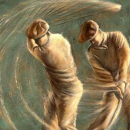 Ben Hogan Golf Swing Canvas Print, Sport Art Wall Decor - thumbnail 3