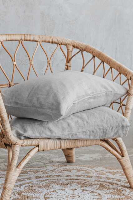 Linen Pillowcases Set Of 2 Organic Pillow Covers Natural Shams - image 1