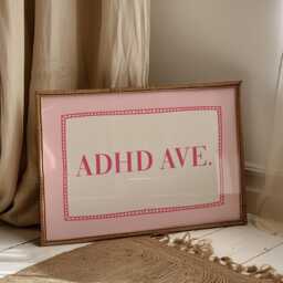 Adhd Avenue Art Print Funny Mental Health, Eclectic Street Style - thumbnail 2