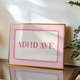 Adhd Avenue Art Print Funny Mental Health, Eclectic Street Style - thumbnail 3