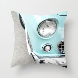 Car Pillow - Vintage Case Retro Cover Cushion 16x16 18x18 20x20 Headlight - thumbnail 1