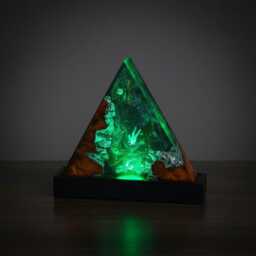Galaxy Astronaut Resin Lamp Cosmic Triangle Night Light - thumbnail 4
