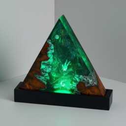 Galaxy Astronaut Resin Lamp Cosmic Triangle Night Light - thumbnail 3