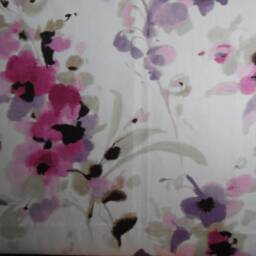 New Vervain Zerbina Berry.linen.toss Pillow.throw Pillow.slipcovers.cushion Covers.florals.spring Decor.summer Decor.designer Fabric - thumbnail 4