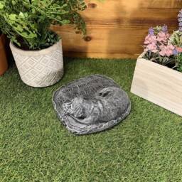 Stone Garden Memorial Dog With Verse Statue Ornament - thumbnail 3