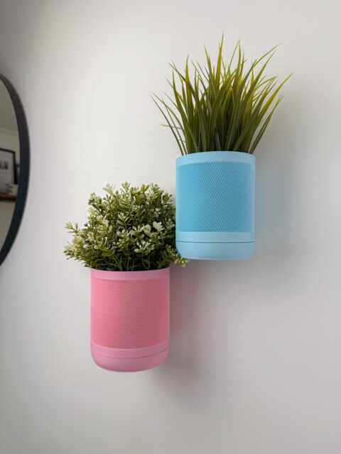 Wall Planter, Hidden Drip Tray, Kitchen Indoor Plant Pot - image 1