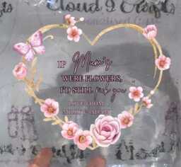 "Personalised Handbag-Shaped Glass Vase - ""If Mum's Were Flowers, I'd Still Pick You" - thumbnail 2