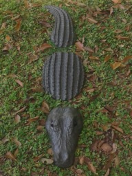 3Pc Alligator Statue 32 Inches - thumbnail 1