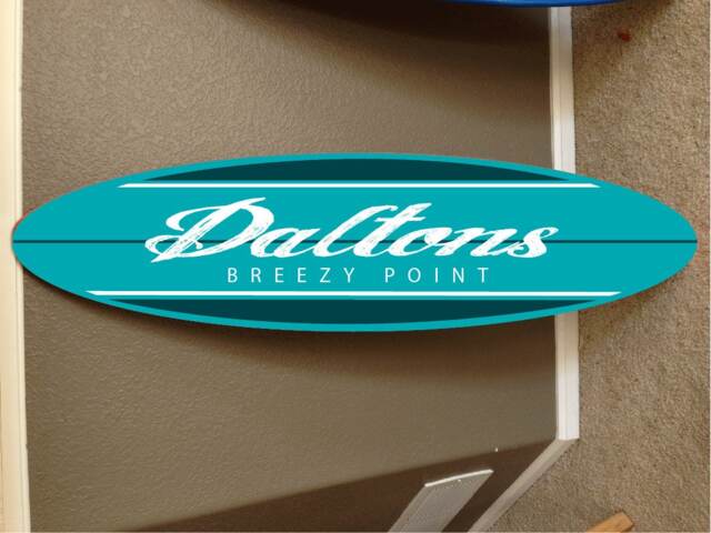 Custom Surfboard Wall Decor Personalized Beach House Sign - 5' Foot