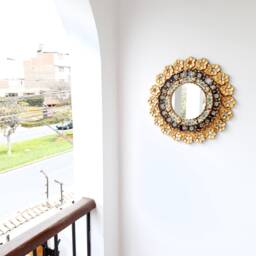 "Peruvian Mirrors ""Pink Black 40cm" - thumbnail 3