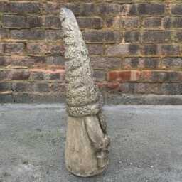 Concrete Gnome Statue Nordic Sculpture Stone Garden Elf Figurine Outdoor Dwarf Decor Handmade Ornament Cement Lover Gift - thumbnail 4