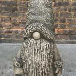 Concrete Gnome Statue Nordic Sculpture Stone Garden Elf Figurine Outdoor Dwarf Decor Handmade Ornament Cement Lover Gift - thumbnail 3