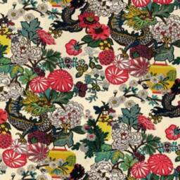 Alabaster Schumacher Chiang Mai Dragon Pillow Cover - thumbnail 1