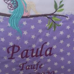 Pillow With Desired Name - Fee Purple Stars - thumbnail 3