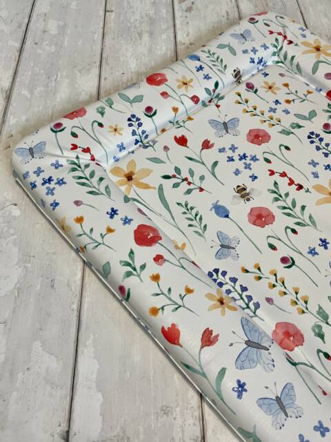 Flower Baby Changing Mat, Floral Change Mat, Baby Changing Flower Mat - image 1