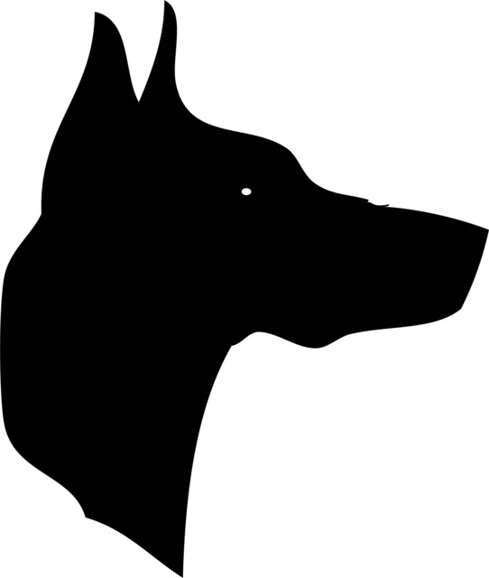Doberman Head Printable Wall Art