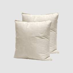 Set Of 2 - Duck Feather Cushion Pads Filled Inners Inserts Fillers Scatters - thumbnail 3