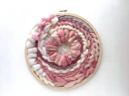 Clearance - Blossom Large Circular Hand Woven Wall Hanging