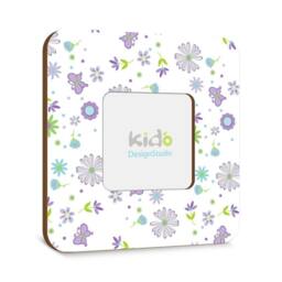 Butterfly Garden Party Purple Bedroom & Baby Nursery Kids Door Sign Wall Art - thumbnail 3