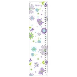 Butterfly Garden Party Purple Bedroom & Baby Nursery Kids Door Sign Wall Art - thumbnail 4